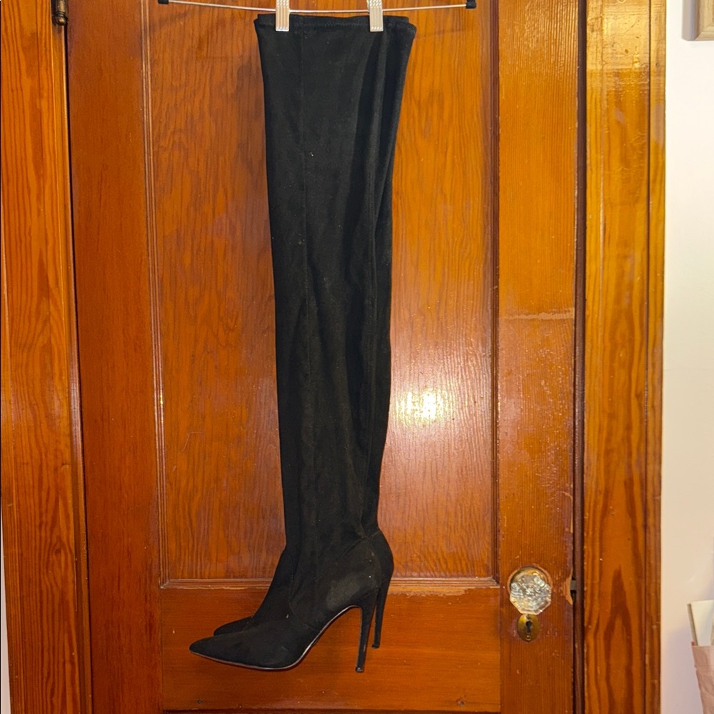 ASOS Black Over-the-Knee Boots‎